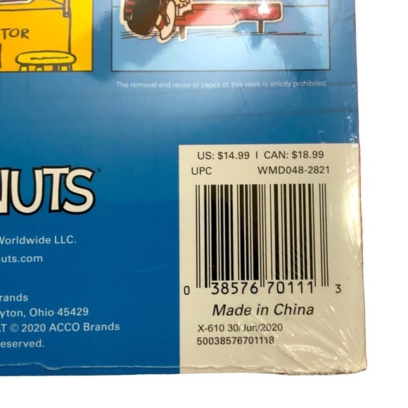 Peanuts Charlie Brown 5 Wall Calendars 65 Usable Pictures Scrapbooking Crafting - Picture 11 of 14